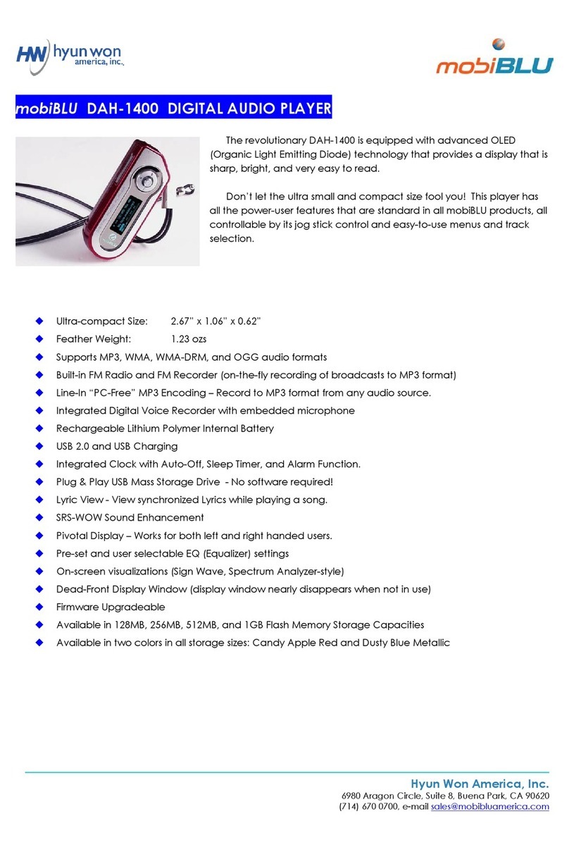MobiBlu DAH-1400 User manual