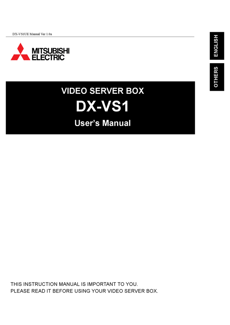 Mitsubishi DX-VS1 user manual