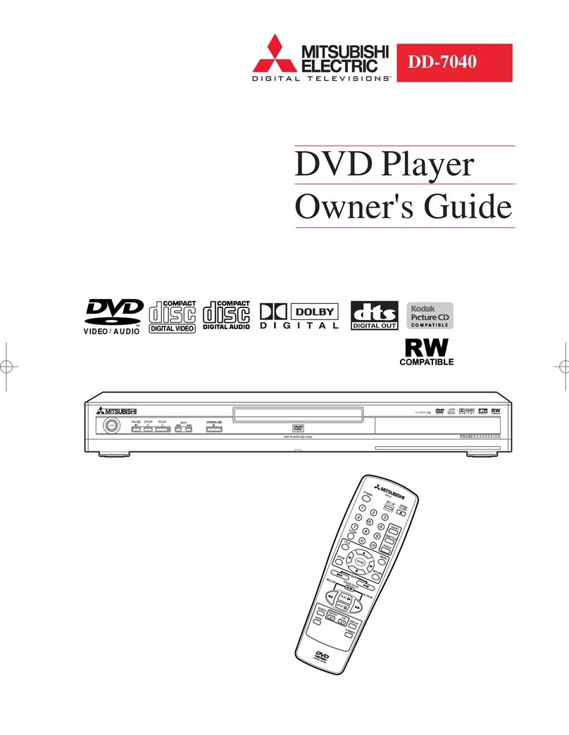 Mitsubishi Electric DD-7040 owner's guide