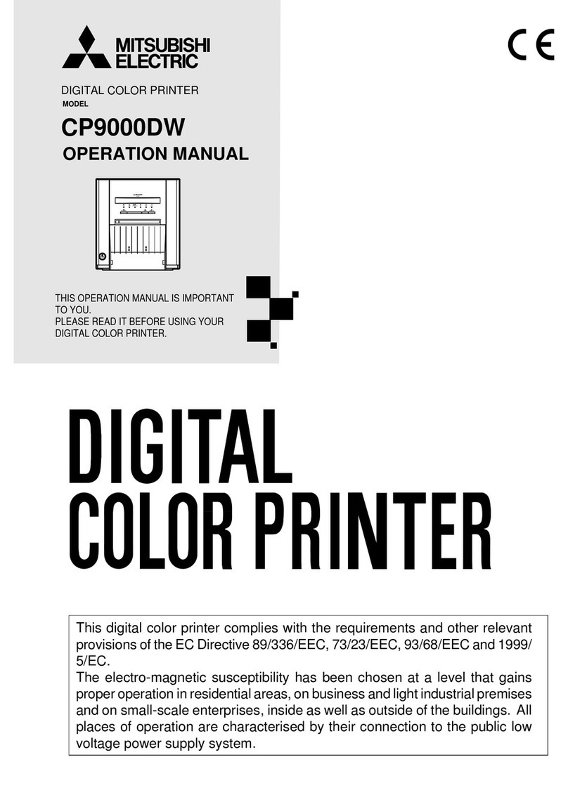 Mitsubishi Electric CP9000DW User manual