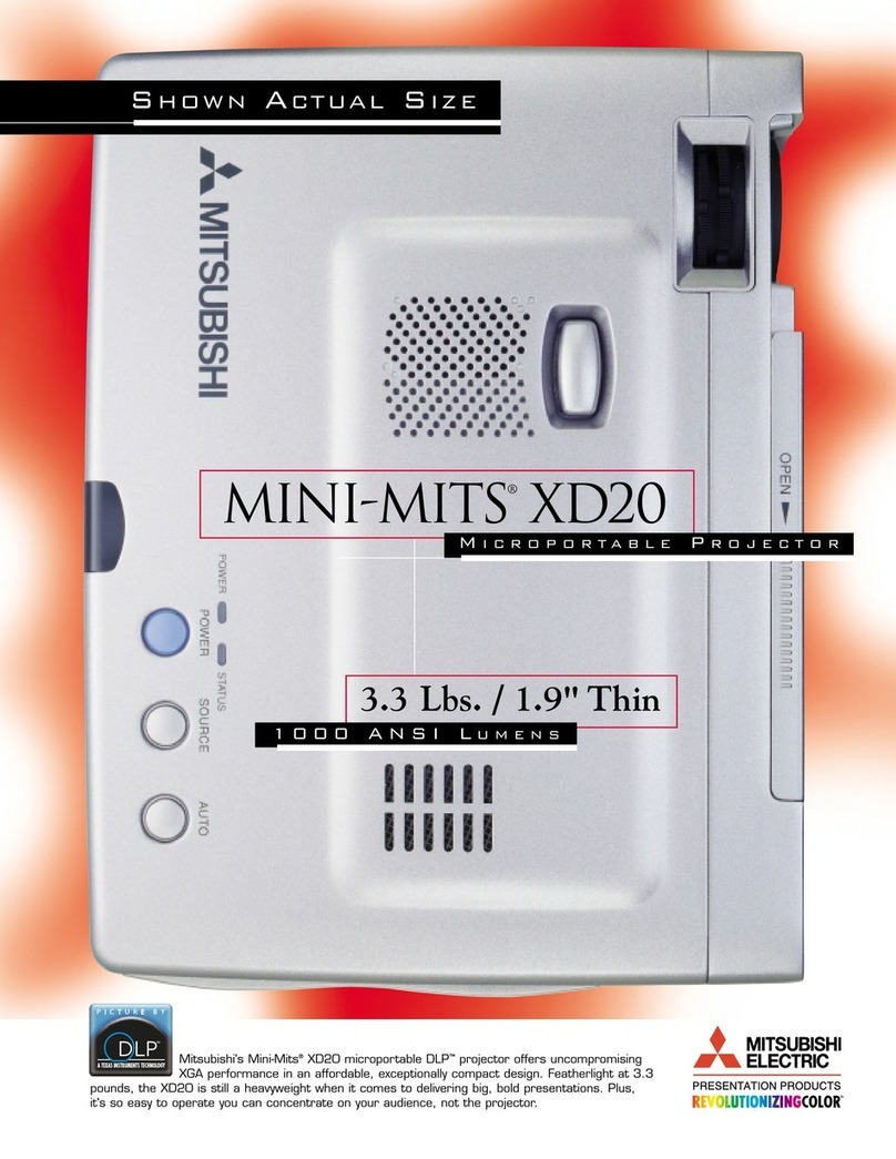 Mitsubishi Mini-mits XD20A Specification sheet