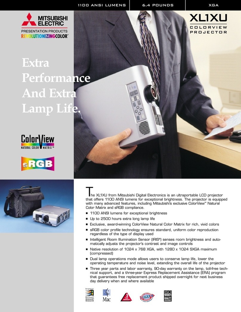 Mitsubishi Electric COLORVIEW XL1XU Brochure & specs