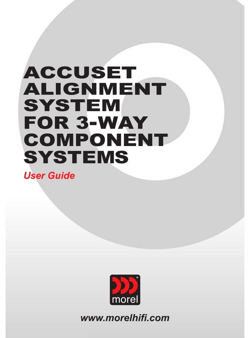 Morel Accuset MX 22.2LE user guide