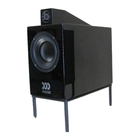 Morel Signature Series AMP 250 User manual Morel Signature Series AMP 250 User manual
