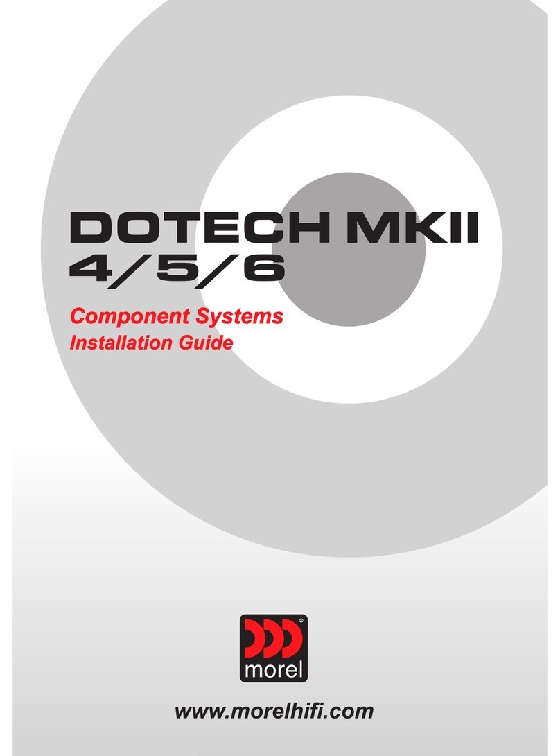 Morel Dotech Series DOTECH MKII 4 User manual Morel Dotech Series DOTECH MKII 4 User manual
