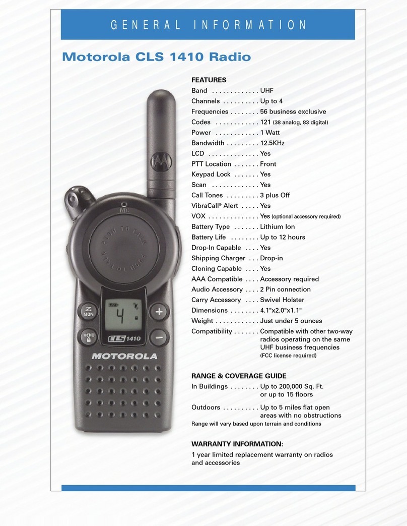 Motorola 1410 - CLS UHF Configuration guide