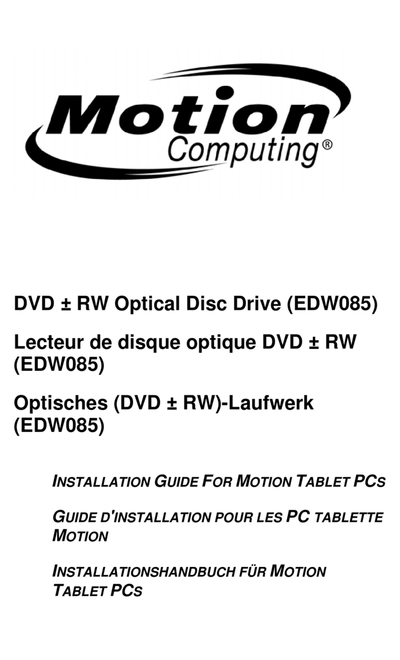 Motion Computing M1200 User manual