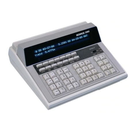 Monroe 3180 User manual Monroe 3180 User manual