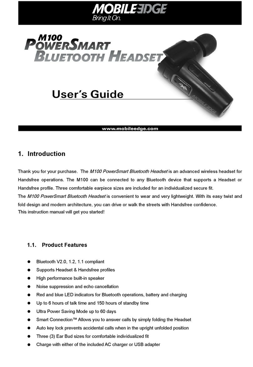 Mobile Edge MEABH1 User manual
