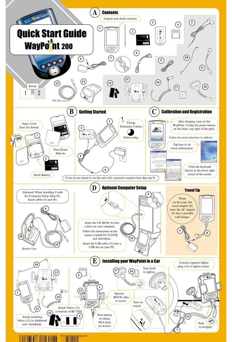 Mobile Crossing WayPoint 200 quick start guide