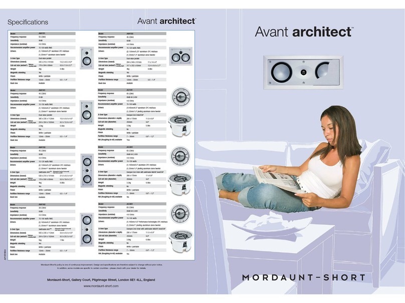 Mordaunt Short Avant Architect AC161 brochure