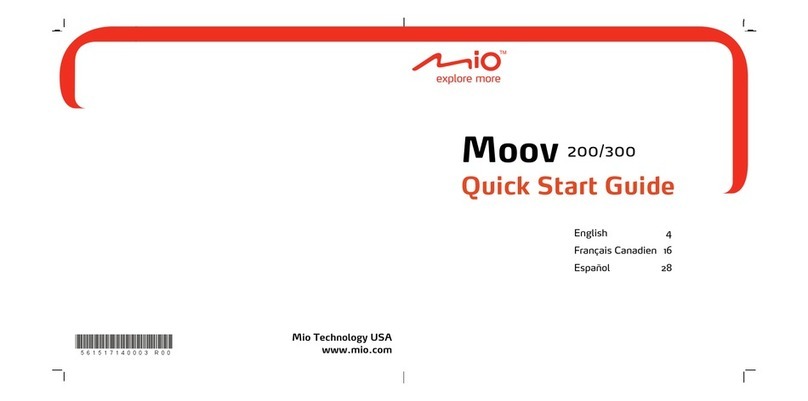 Mio Moov 200 Series quick start guide