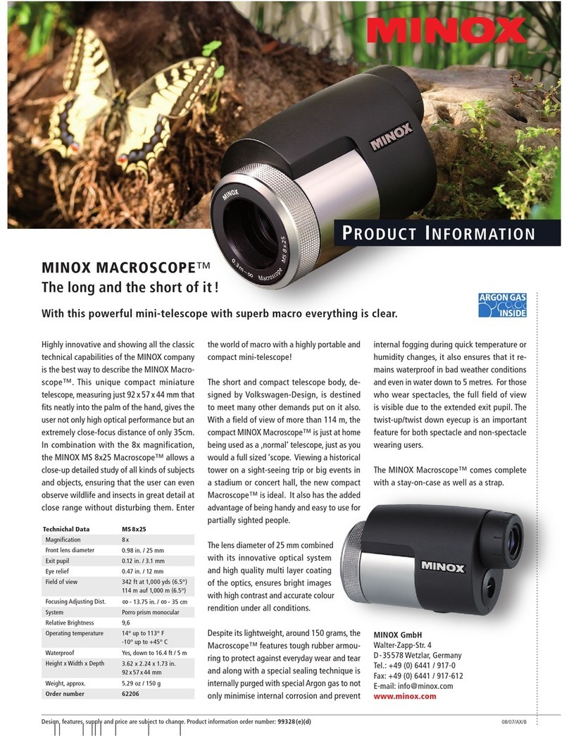 Minox Macroskop MS 8x25 Product information