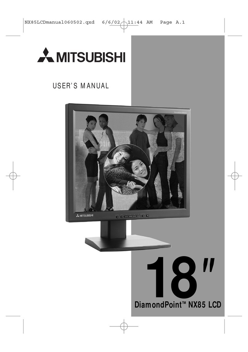 Mitsubishi DiamondPoint NX85LCD User manual