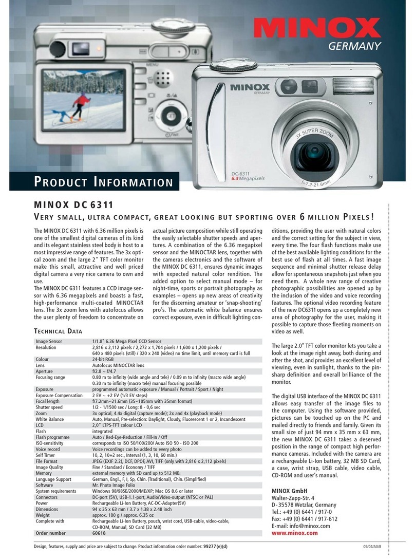 Minox DC 6311 User manual