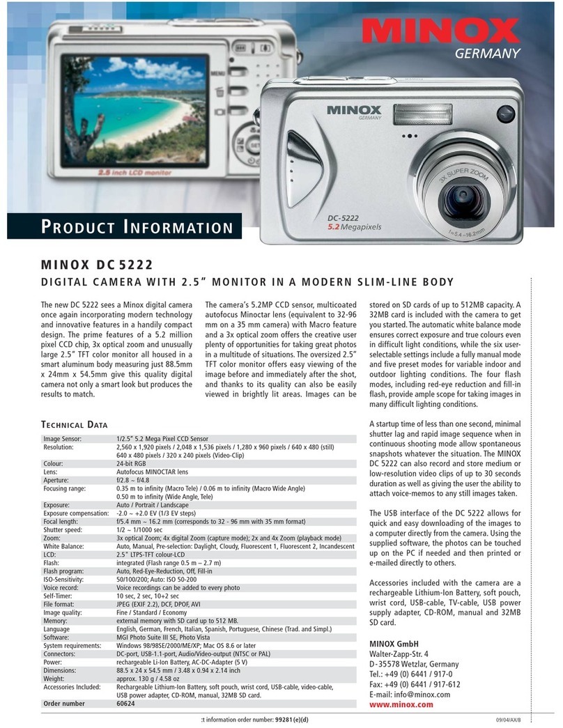 Minox DC 5222 User manual