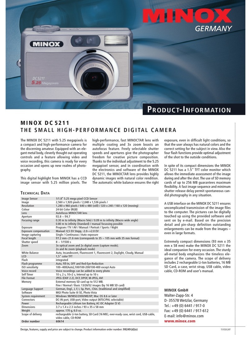 Minox DC 5211 User manual