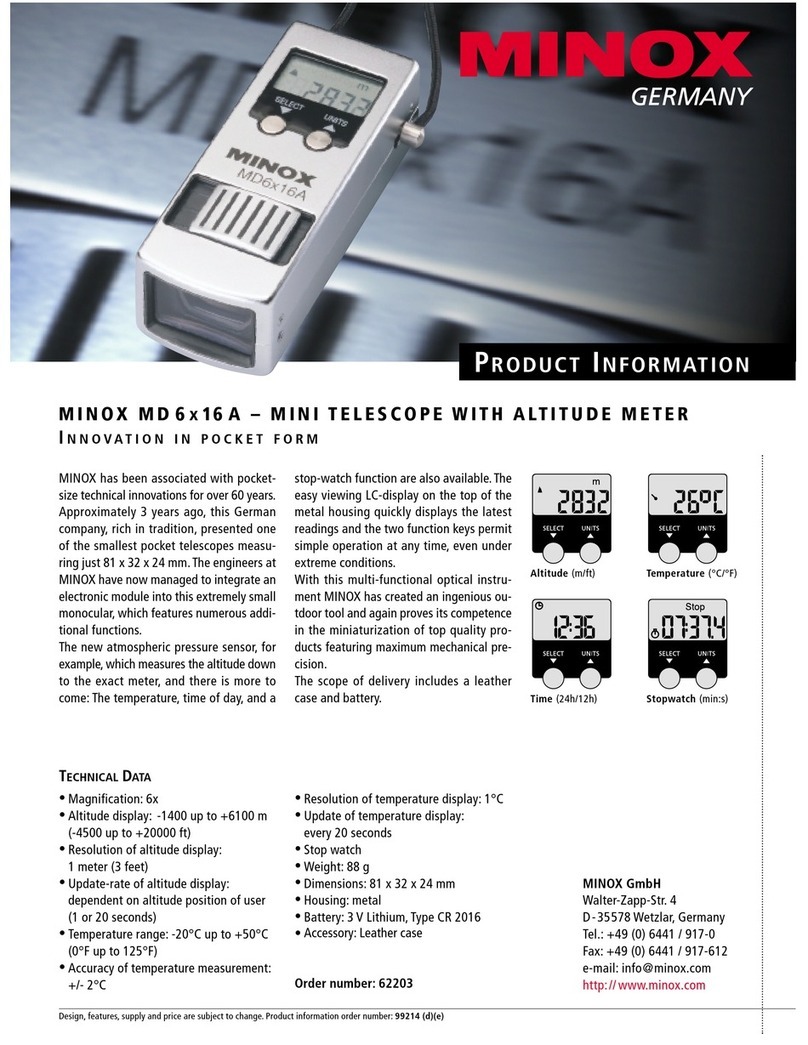 Minox MD 6x16 A User manual
