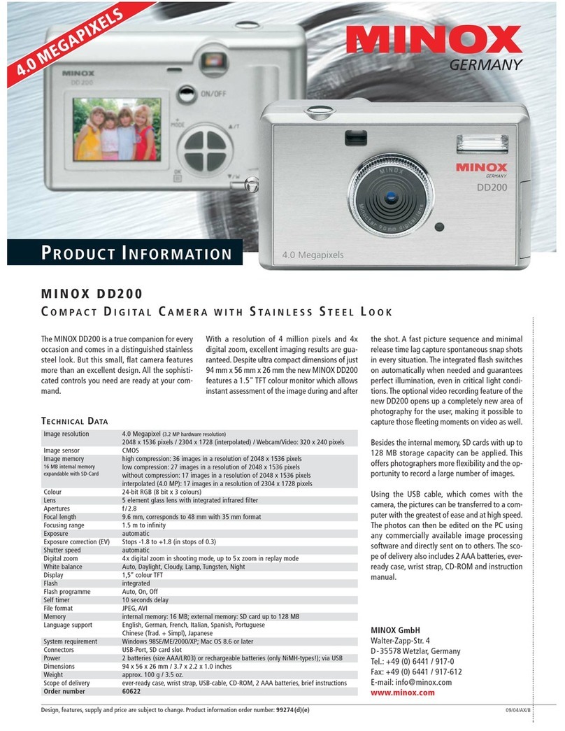 Minox DD200 User manual Minox DD200 User manual