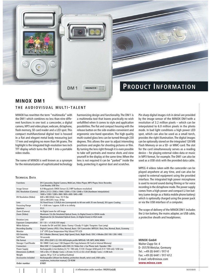 Minox DM1 User manual Minox DM1 User manual
