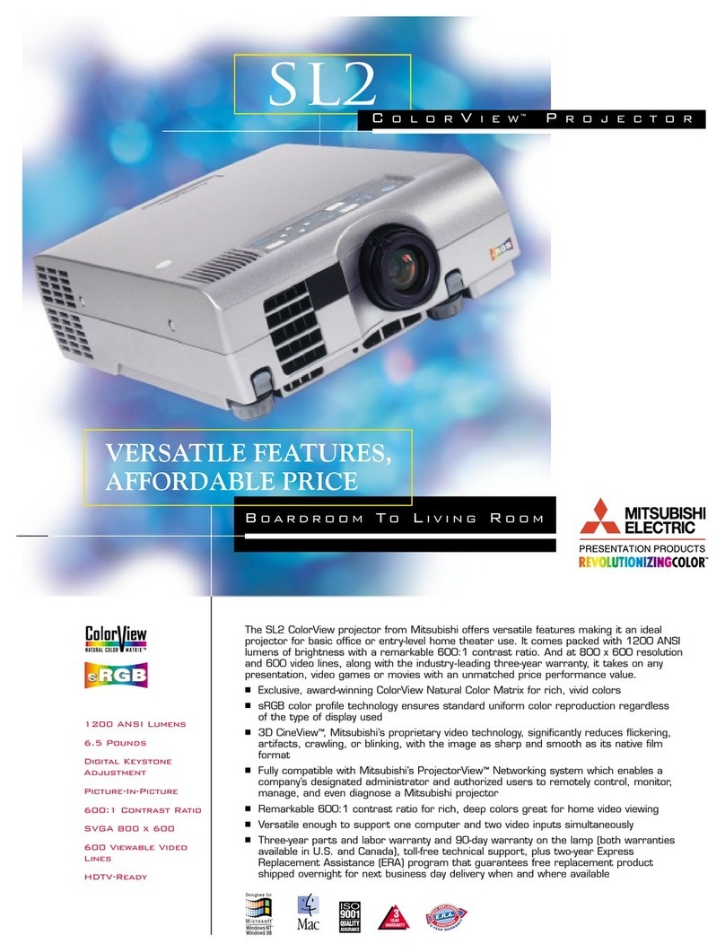 Mitsubishi SL2U Specifications