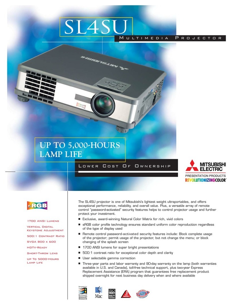Mitsubishi SL4SU User manual