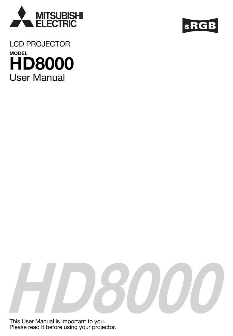 Mitsubishi HD8000 User manual