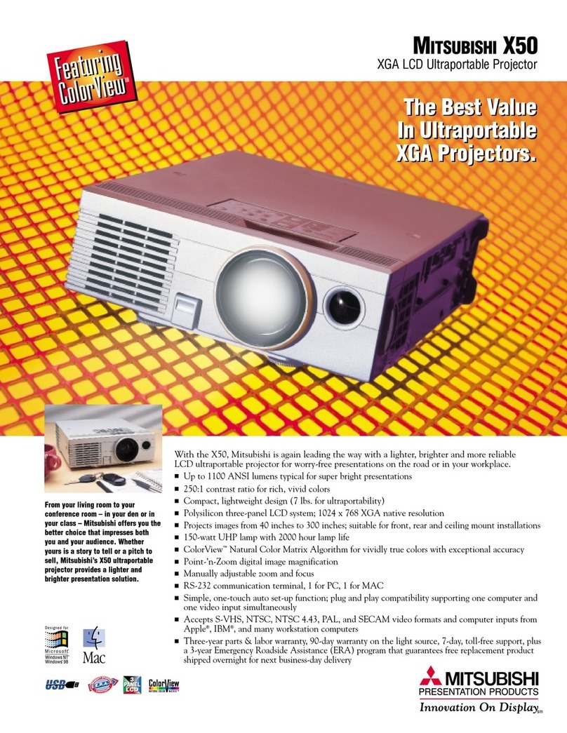 Mitsubishi X50U Brochure & specs