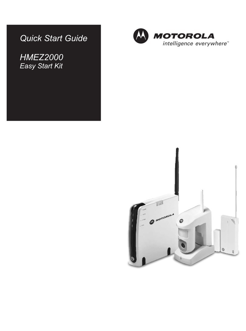 Motorola HMEZ2000 - Homesight Wireless Home Security... User manual