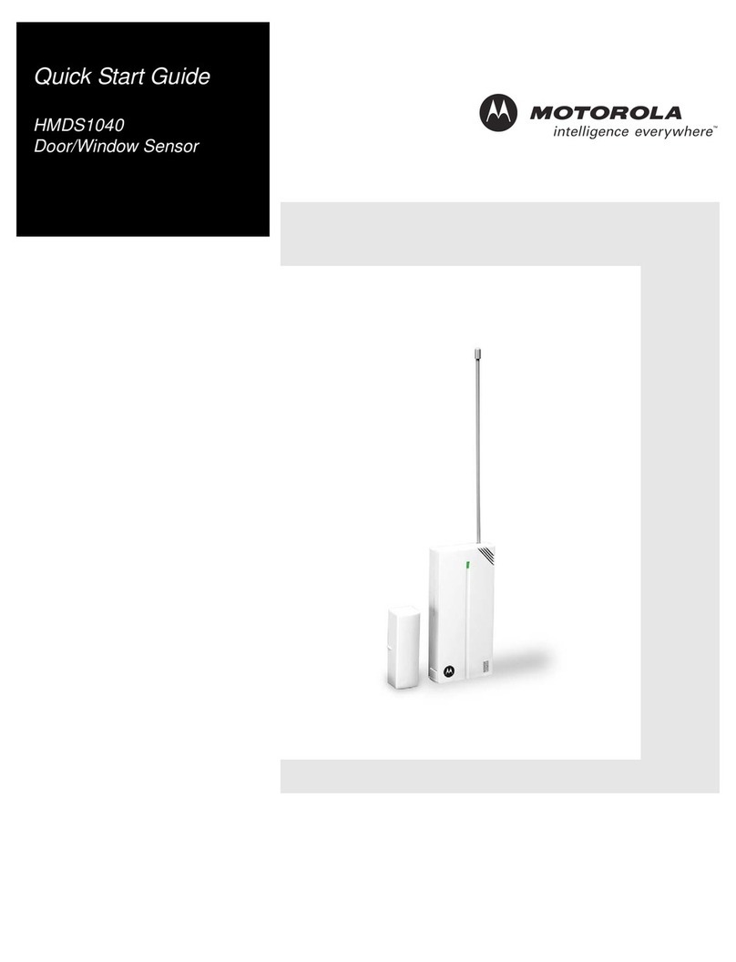 Motorola HMDS1040 - Xanboo Home Monitoring User manual