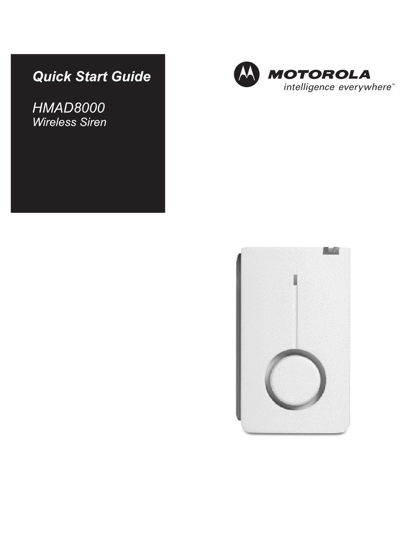 Motorola hmad8000 User manual