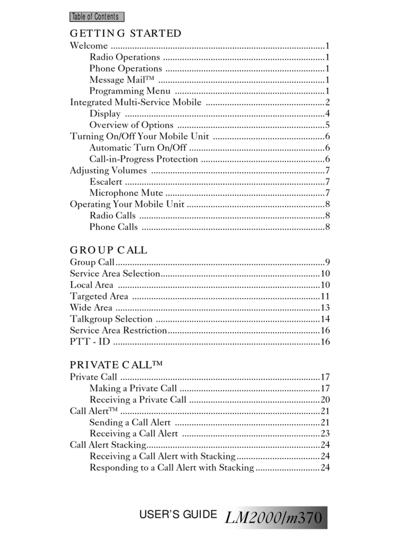 Motorola LM2000 - SOUTHERNLINC user guide