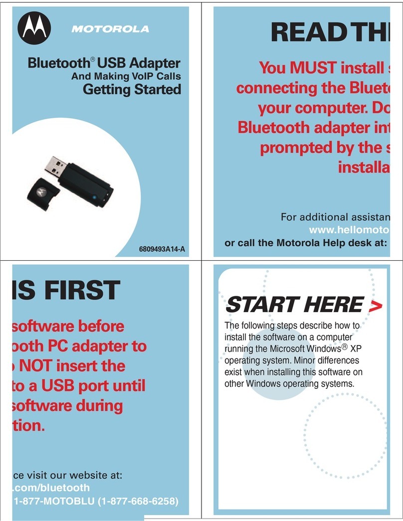 Motorola PC800 User manual Motorola PC800 User manual