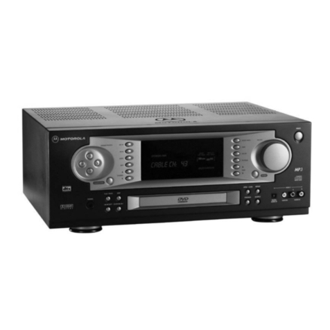 Motorola DCP501 - DVD Player / AV Receiver Operating instructions