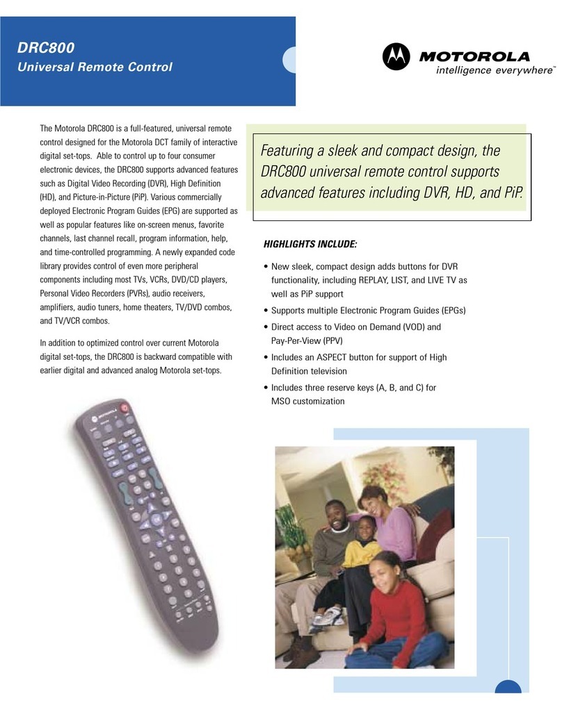 Motorola DRC800 4-in-1 User manual