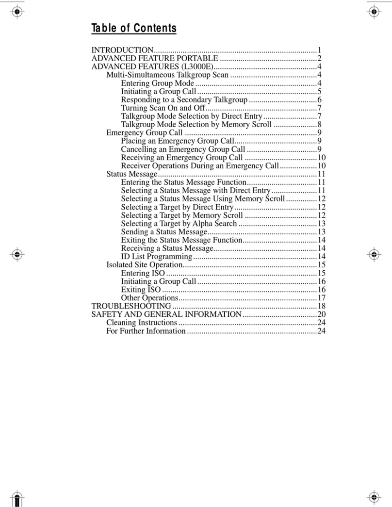 Motorola L3000 user guide