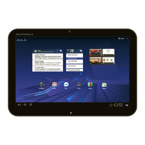 Motorola Xoom 3G 32GB User manual