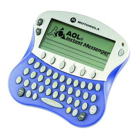Motorola MX240A - IMfree Personal Instant Messenger User manual