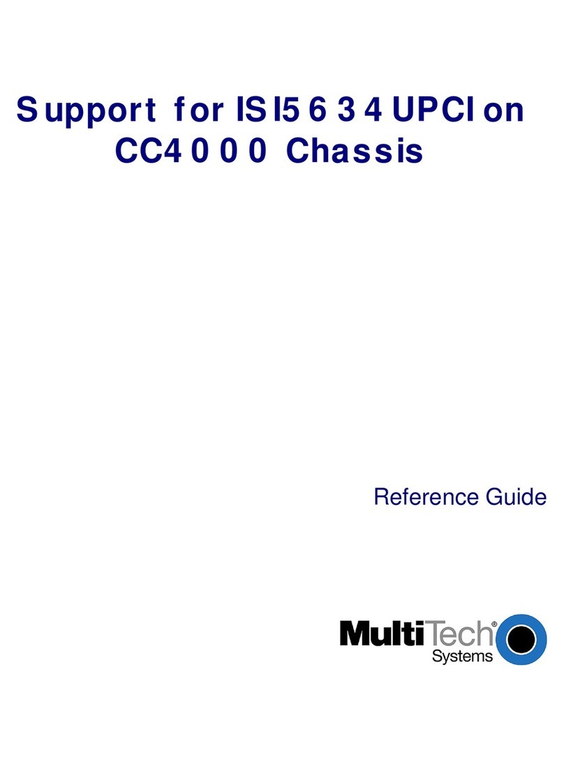 Multitech MultiModem ISI5634UPCI-4 User manual