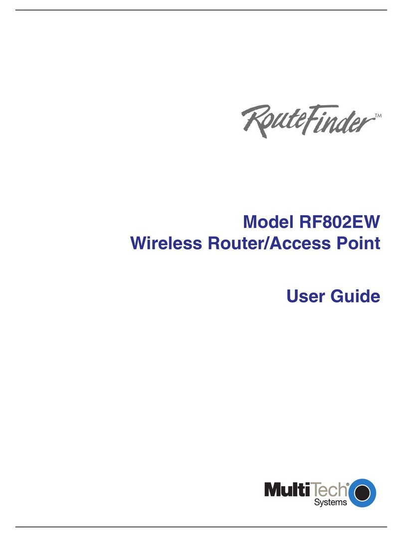 Multitech RouteFinder RF802EW user guide