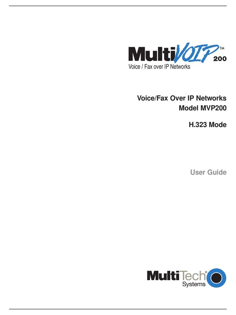 Multitech MultiVOIP 200 MVP200 User manual