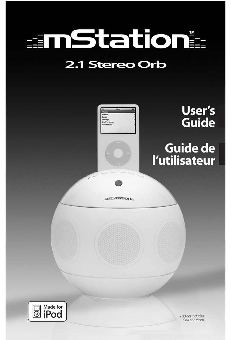 Mstation 2.1 Stereo Orb user guide