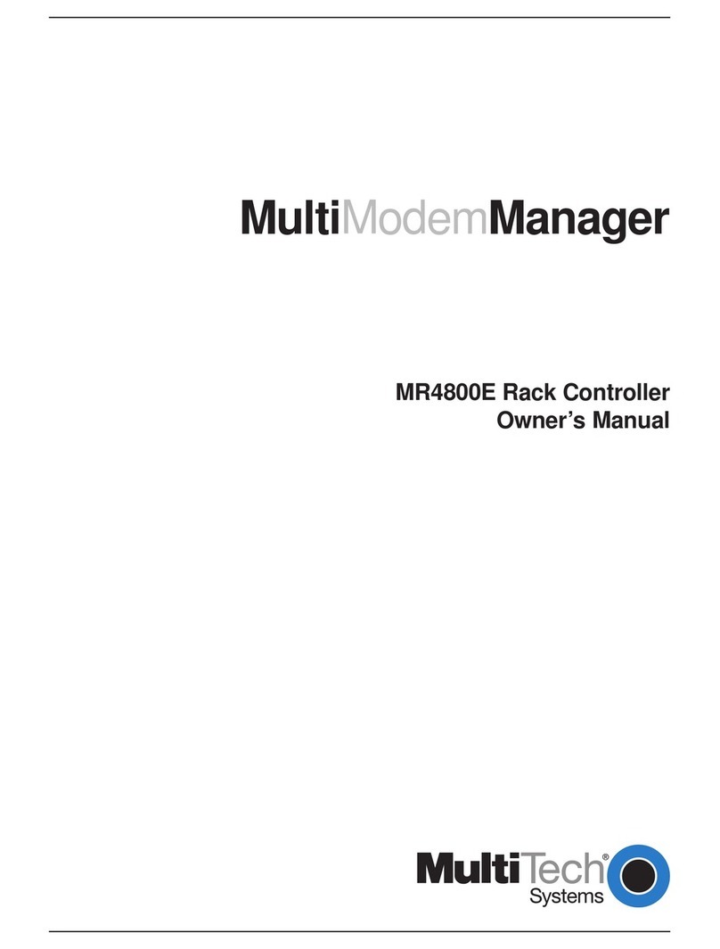 Multitech MR4800E owner's manual