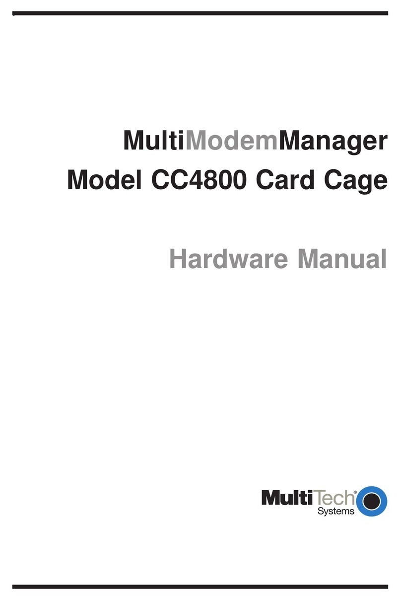 Multitech CC4800 User manual