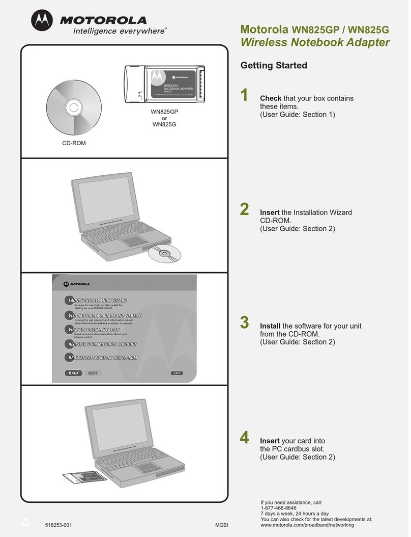 Motorola WN825G User manual Motorola WN825G User manual