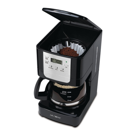 Mr. Coffee JWX3 User manual