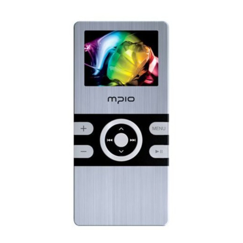 Mpio MG 100 User manual