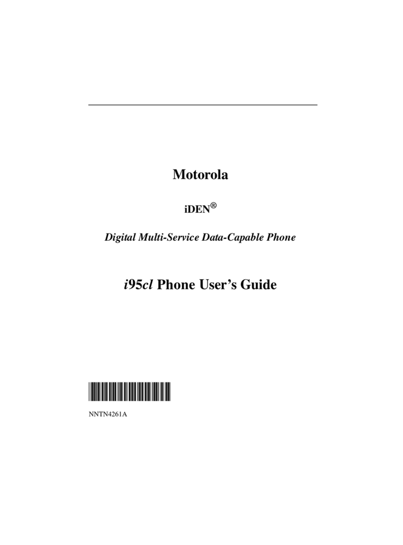Motorola i95cl User manual