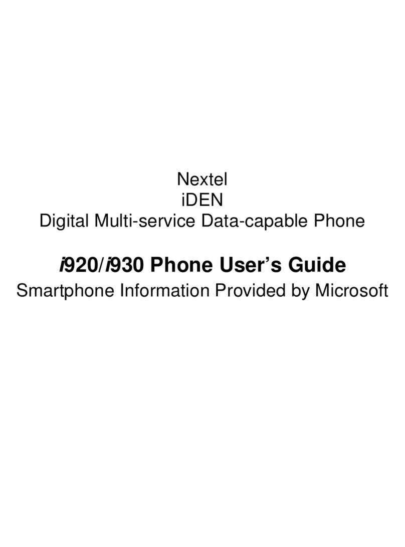 Motorola iDEN i920 User manual