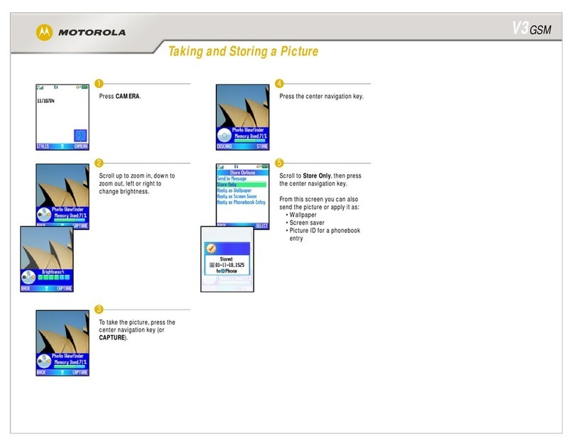 Motorola V3 User manual